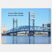 Blue Bridge Jacksonville, Florida Magnet (Vorderseite)