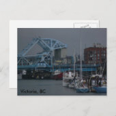 Blue Bridge Victoria, BC Postcard Postkarte (Vorne/Hinten)