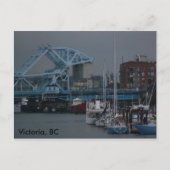 Blue Bridge Victoria, BC Postcard Postkarte (Vorderseite)