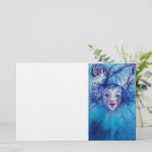 BLUE BRIEFPAPIER (Stehend Vorderseite)