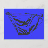 Blue Briefs Postcard Postkarte (Vorderseite)