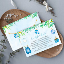 Blue Bringen Sie eine Baby Dusche Baby Anfrage