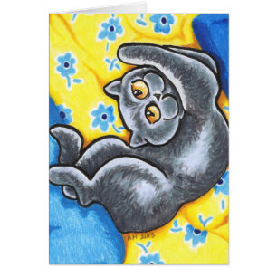 Blue British Shorthair Cat Blume Bed