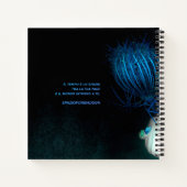 "Blue broken heart in black II " & Indifferenza Notizblock (Rückseite)