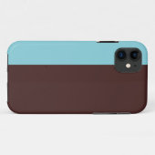 Blue & Brown, iPhone Case & Cover (Rückseite (Horizontal))