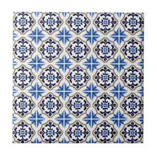Blue Brown marokkanische Tile Fliese