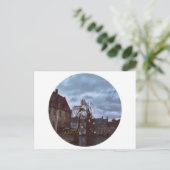 Blue Brugge Postkarte (Stehend Vorderseite)