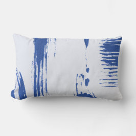 Blue Bstarct Lendenkissen