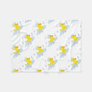 Blue Bubble Baby Dusche Fleecedecke