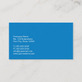 Blue Bubble Eheberatung Business Card Visitenkarte (Rückseite)