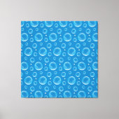 Blue Bubbles Canvas Print Leinwanddruck (Vorderseite)