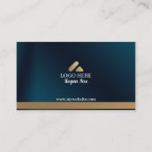 Blue Bubbles QR Code Business Cards 26 Pack mit 10 Visitenkarte (Rückseite)