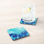 Blue Bubbles Set von sechs Untersetzer (Rechte Seite)