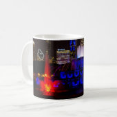 Blue Buckingham Fountain Kaffee Tasse (Vorderseite Links)