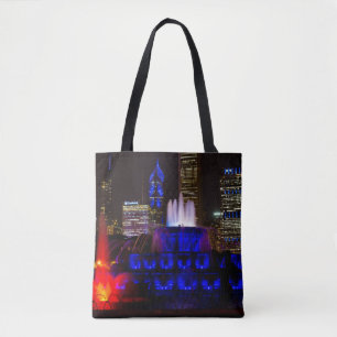 Blue Buckingham Fountain Tasche