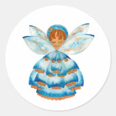 Blue Bud Pixie Sticker (Vorderseite)