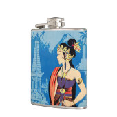 Blue Buddha Flask Flachmann (Links)