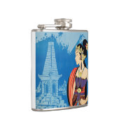 Blue Buddha Flask Flachmann (Rechts)