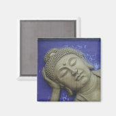 Blue Buddha Magnet (Vorderseite/Rückseite)
