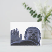 Blue Buddha Postkarte (Stehend Vorderseite)
