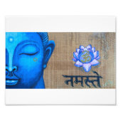 Blue Buddha Print Fotodruck (Vorne)