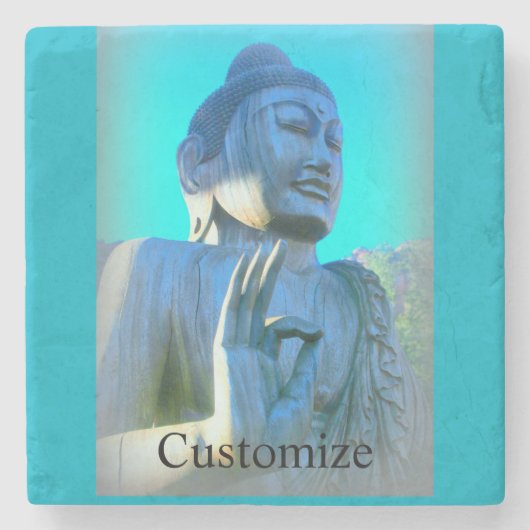 Blue Buddha Thunder_Cove Steinuntersetzer (Vorderseite)