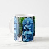 Blue Buddhas Tasse (Vorderseite Links)