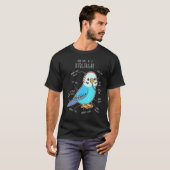 Blue Budgie Anatomy Classic T-Shirt (Vorne ganz)
