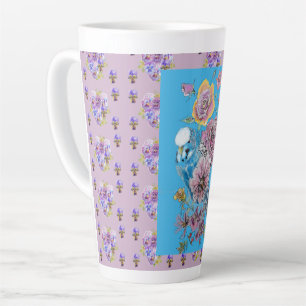 Blue Budgie Blumenzwiebeln Teatro Tasse