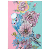 Blue Budgie Frische Pasta machen Klemmbrett (Rückseite)