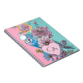 Blue Budgie Frische Pasta machen Notizblock (Rechte Seite)