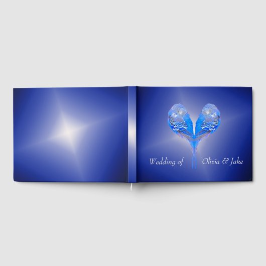 Blue Budgie Gästebuch (Voll)