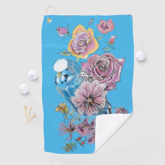 Blue Budgie Giro Golfhandtuch (Insitu)