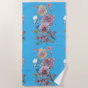 Blue Budgie Giro Strandtuch
