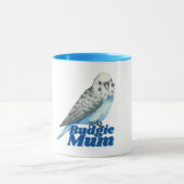 Blue Budgie Mum Tasse (Zentrum)