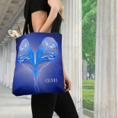 Blue Budgie personalizable Totbeutel Tasche