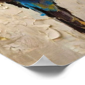 Blue Budgie Poster (Ecke)