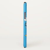 Blue Budgie Watercolor Blumengalaxie Handy Case S5 (Hinten/Rechts)