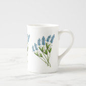 Blue Buds Knochen China Tasse (Rechts)