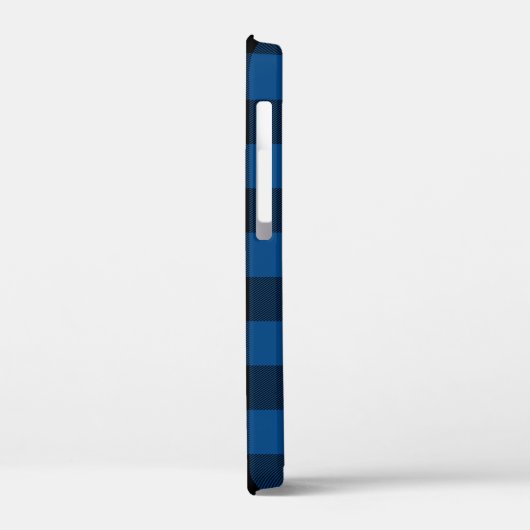 Blue Buffalo Kariert Case-Mate iPhone Hülle (Rückseite / Links)