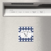 Blue Buffalo Kariert Farm Chicken Magnet (In Situ (Geschirrspüler))