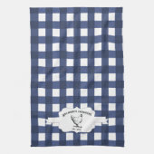 Blue Buffalo Kariert Farm Hühnchen Küchentuch (Vertikal)