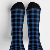 Blue Buffalo Kariert Socken (Oben)