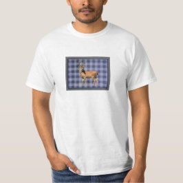 Blue Buffalo Kariert Wild Deer T - Shirt