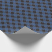 Blue Buffalo Karo Geschenkpapier (Ecke)