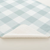 Blue Buffalo Karo | Modernes Bauernhaus Sherpadecke (3/4)