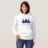 Blue Buffalo Karo Pine Tree Merry Hoodie (Vorne ganz)