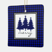 Blue Buffalo Karo Pine Trees Keramikornament (Links)