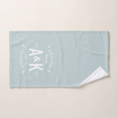 Blue Buffalo Karo und Arrow Monogram Badhandtuch Set (Handtuch)