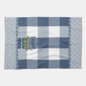 Blue Buffalo Karos Holly Blätter und Berries Chris Geschirrtuch (Horizontal)